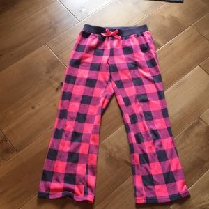 Girls Checkered Pajama Pants